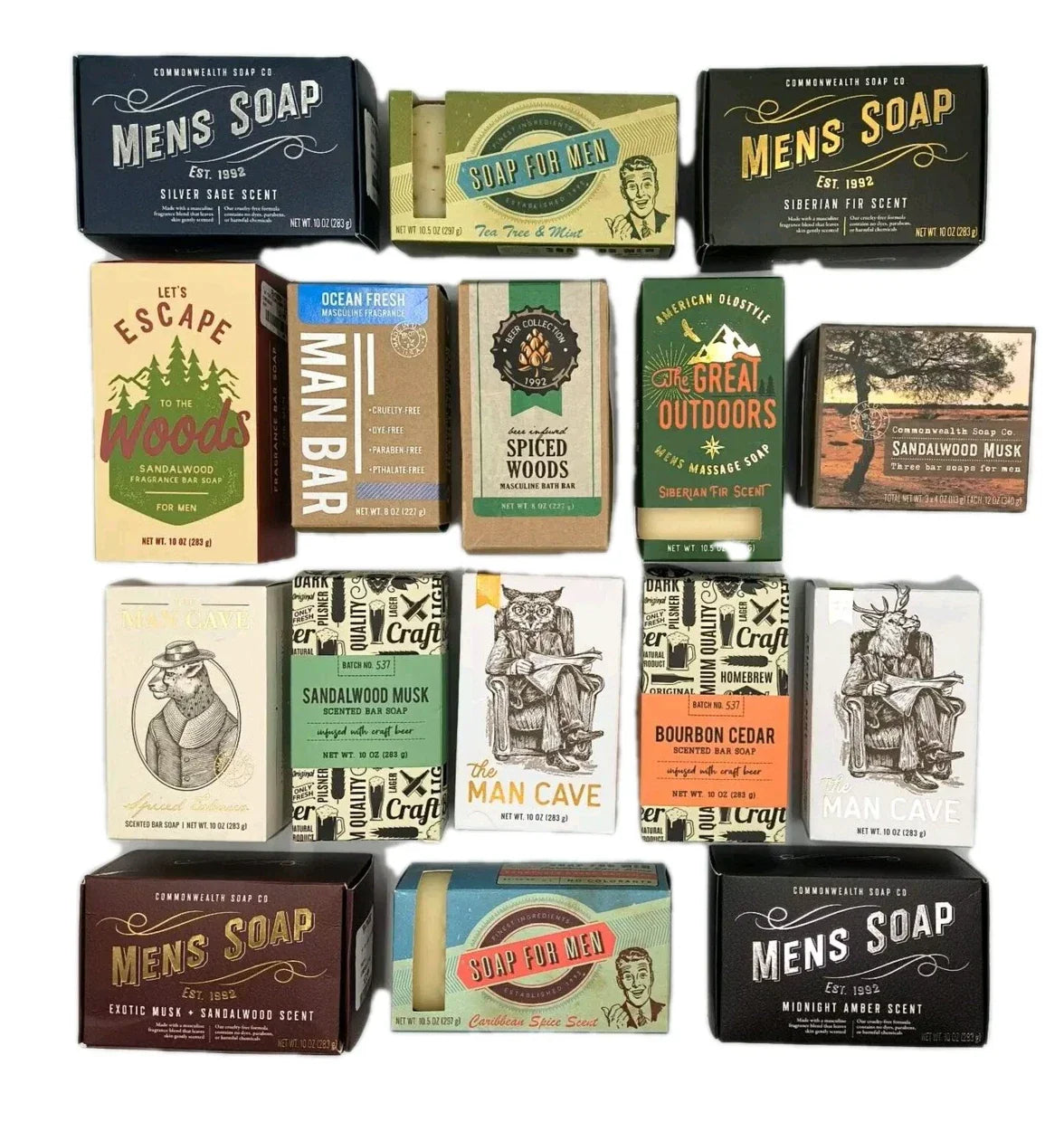 Soap CST Men's Jumbo Bar Soap - CHOICE - Free Ship USA