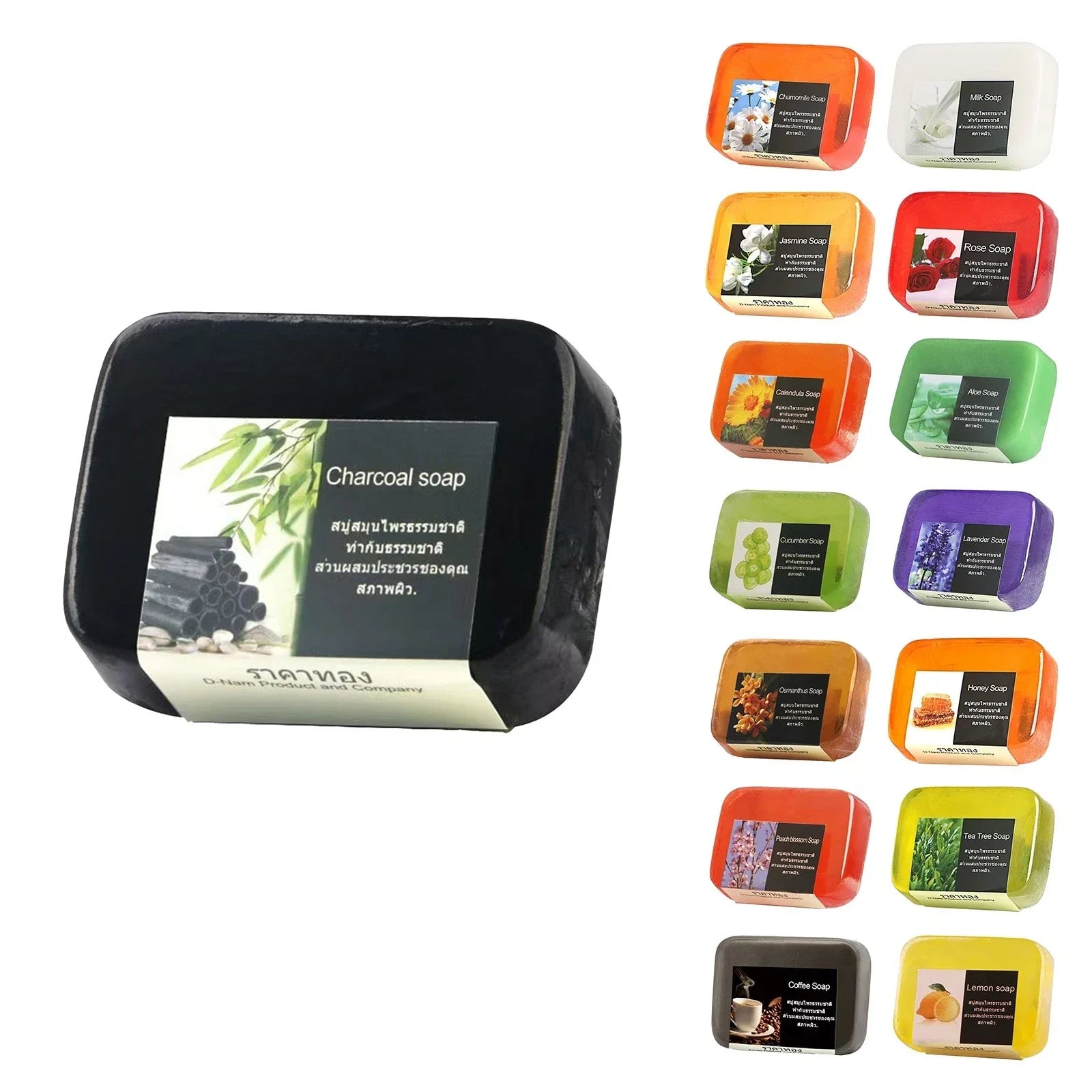 Essential Oil Soap Smooth Handmade Soap Facial Cleansing Bath Soap Herbal